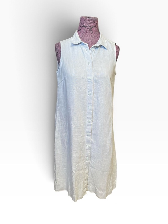 Garnet Hill Dresses & Skirts - Garnet Hill Light Blue Linen Dress